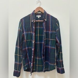 J.Crew Thomas Mason Plaid Button-Up Shirt